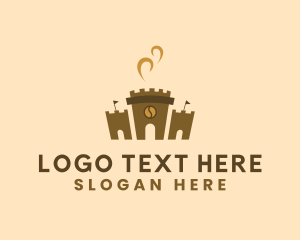 Beverage - Coffee Castle Fortress logo design