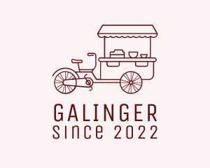 Canteen - Red Bike Food Cart logo design