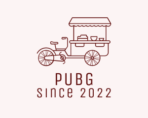 Catering - Red Bike Food Cart logo design