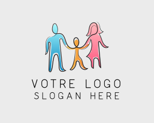 Family Parenting Child Welfare Logo