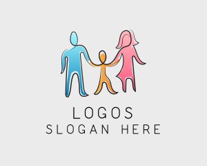 Organization - Family Parenting Child Welfare logo design