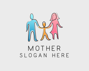 Family Parenting Child Welfare logo design