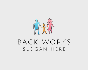 Family Parenting Child Welfare logo design