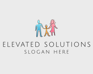 Family Parenting Child Welfare logo design