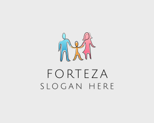 Family Parenting Child Welfare logo design