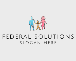 Family Parenting Child Welfare logo design