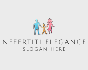 Family Parenting Child Welfare logo design