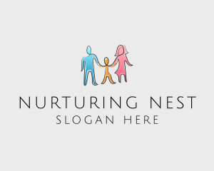 Family Parenting Child Welfare logo design