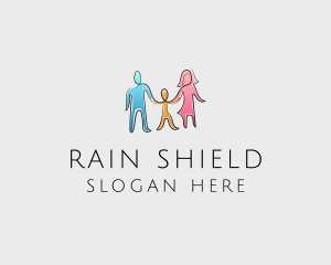 Family Parenting Child Welfare logo design