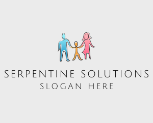 Family Parenting Child Welfare logo design