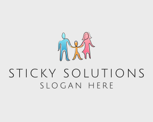 Family Parenting Child Welfare logo design