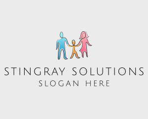 Family Parenting Child Welfare logo design