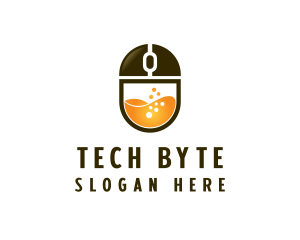 Computer - Computer Mouse Drink logo design