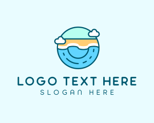 Lagoon - Summer Vacation Beach logo design