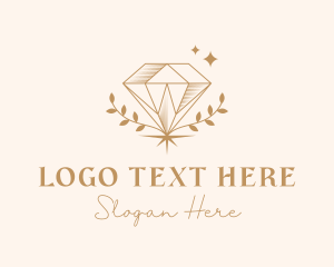 Luxe - Gold Diamond Jewelry logo design