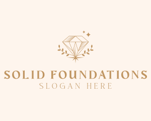 Gold Diamond Jewelry Logo