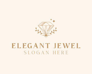 Gold Diamond Jewelry logo design