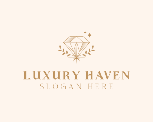 Expensive - Gold Diamond Jewelry logo design