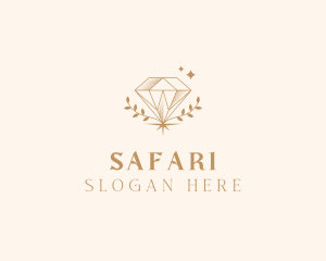 Gold Diamond Jewelry logo design