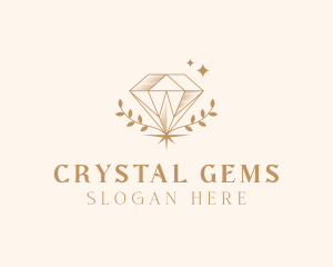 Gold Diamond Jewelry logo design