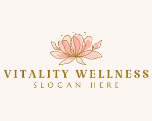 Flower Beauty Wellness logo design