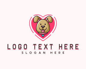 Heart - Dog Pet Veterinary logo design