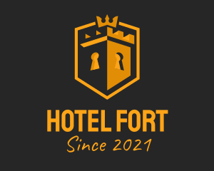 Royal Fort Keyhole  logo design