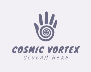 Vortex - Vortex Hand Palm logo design