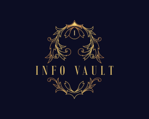 Luxury Elegant Wreath logo design