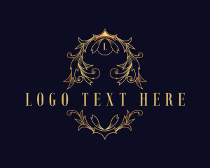 Elegant - Luxury Elegant Wreath logo design