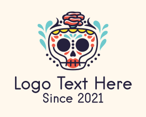 Sugar Skull Logos | Sugar Skull Logo Maker | BrandCrowd