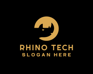 Rhino - Rhino Animal Wildlife logo design