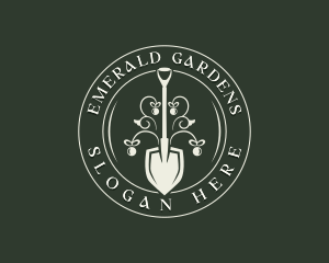 Tomato Shovel Garden logo design