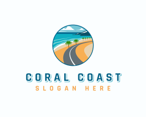 Beach Road Trip logo design