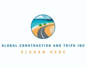 Beach Road Trip logo design