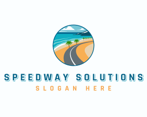 Roadway - Beach Road Trip logo design