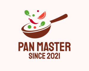 Cooking Pan Restaurant  logo design