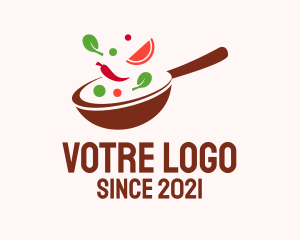 Canteen - Cooking Pan Restaurant logo design