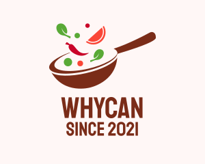Spicy - Cooking Pan Restaurant logo design