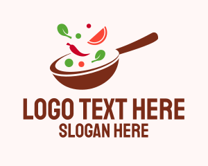 Cooking Pan Restaurant  Logo