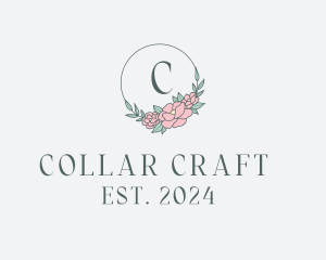 Floral Wreath Spa logo design