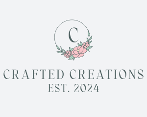 Floral Wreath Spa logo design