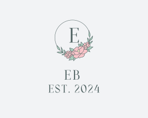 Garden - Floral Wreath Spa logo design
