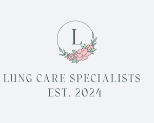 Floral Wreath Spa logo design