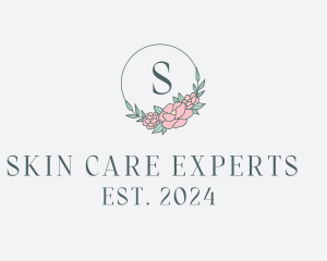 Floral Wreath Spa logo design