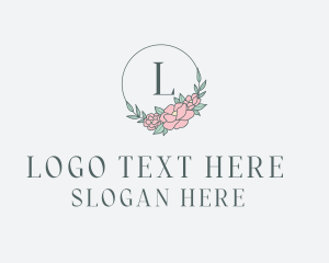 Floral Wreath Spa Logo