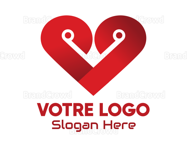 Red Heart Tech Logo