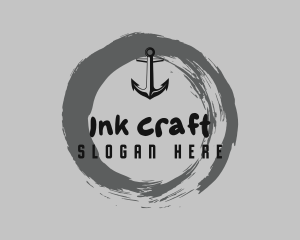 Graffiti Anchor Ink logo design