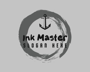 Graffiti Anchor Ink logo design