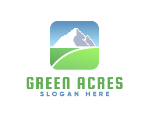 Grassland - Mountain Field Summit logo design